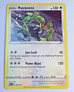 Pokemon TCG Rayquaza Promo Card 14/15 McDonald's 2024 NEAR MINT - Image 1