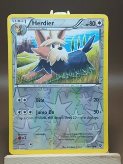HP Herdier Reverse Holo - Pokemon - 109/146 XY Base Set - Image 1