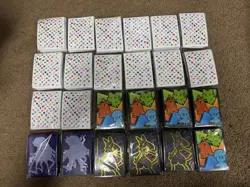 Pokemon ETB Sleeves Mixed Lot Of 84 All Sleeved Pictured Is What Get - Image 3