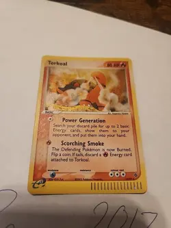 Torkoal - 12/97 - Holo Rare English Pokemon EX Dragon - Image 2
