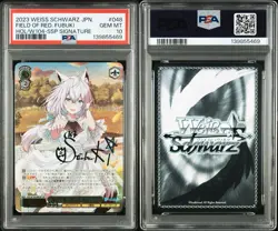 Shirakami Fubuki Weiss Schwarz HOL/W104-SSP Signature JPN #048 Hololive PSA 10 - Image 3