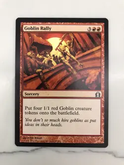 Goblin Rally MTG Magic the Gathering Card NM Near Mint Return to Ravnica - Image 1