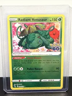 Pokemon Go TCG Radiant Venusaur 004/078 - Image 1