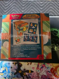 Pokemon TCG: Paldea Adventure Chest Factory Sealed Shipped Fast - Image 2