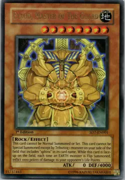 Yugioh Exxod, Master of the Guard SD7-EN001 1st Edition Ultra Rare NM - Image 1