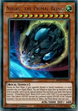 Yugioh Nibiru, the Primal Being MP22-EN261 1st Edition Ultra Rare NM - Image 1