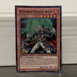 1ST EDITION BROTHERHOOD OF THE FIRE FIST-SWALLOW 1996 CBLZ-EN027 YUGIOH (LP/MP) - Image 1
