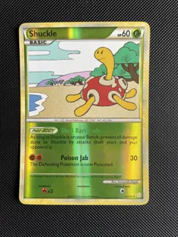 HeartGold & SoulSilver - Shuckle 11/123 - Reverse Holo Rare Pokemon Card - NM/LP - Image 1