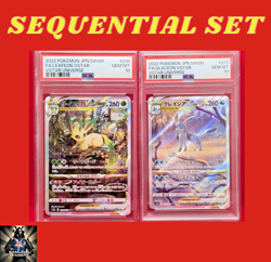 SEQ PSA 10 Leafeon VSTAR 210 Glaceon VSTAR 217 VSTAR Universe Pokemon Japanese - Image 1