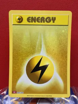 Electric Lightning energy 034/034 CLC Classic Collection Holo Pokemon NM #914 - Image 1
