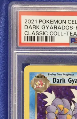Dark Gyarados Holo 8 PSA 10 GEM MT Celebrations Classic Pokemon 2021 - Image 4