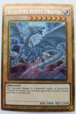 Yu-Gi-Oh! - Blue-Eyes White Dragon - MVP1-ENGV4 - Gold Rare - Limited Edition - Image 1