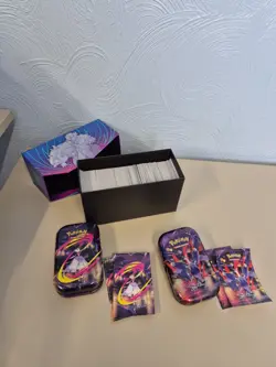 Pokemon TCG Bulk Bundle 550 Random Cards Job Lot + Mini Tins #9 - Image 1