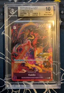 Kaido (CS 2023 Celebration Pack) P-010 One Piece Promotion Cards Foil BGS 10 - Image 1