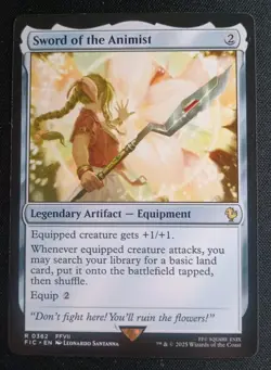 MTG Final Fantasy - Sword of the Animist - Rare - Image 1
