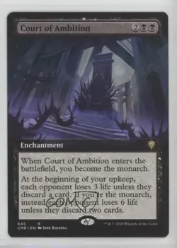 Extended Art - Court of Ambition Magic: Commander Legends CMR #645 - Image 1