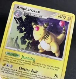 Pokemon TCG Ampharos 1/17 Holo Rare POP Series Promo (LP) - Image 2