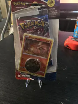 Pokemon Tcg Battle Styles Charmander Holo Promo Blister Booster Pack With Coin - Image 1