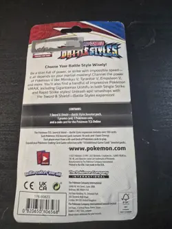 Pokemon Tcg Battle Styles Charmander Holo Promo Blister Booster Pack With Coin - Image 2