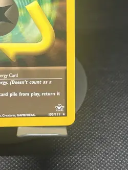Pokemon TCG Recycle Energy 105/111 Neo Genesis Regular Rare MP - Image 4