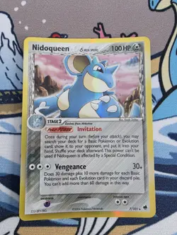 2006 Pokemon EX Dragon Frontiers Nidoqueen Delta Species Holo #7/101 - Image 1