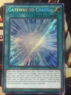 Yugioh: Gateway To Chaos - SHVA-EN058 - Secret Rare - 1st Edition - NM - Image 1