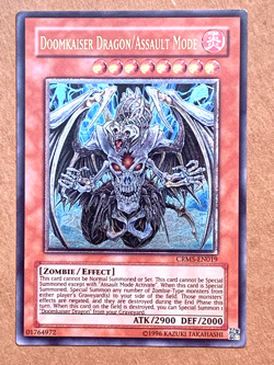 yugioh Doomkaiser Dragon/Assault Mode CRMS-EN019 Ultimate Rare Unl Ed played - Image 1