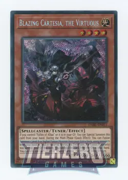 Yugioh DABL-EN011 - Blazing Cartesia, the Virtuous - Secret Rare - Image 1