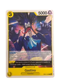 New: One Piece CCG Gastino EB01-053 Extra Booster: Memorial Collection Regular - Image 1