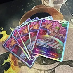 Donquixote Doflamingo OP10-071 Foil SR Royal Blood One Piece TCG NM (b) - Image 1