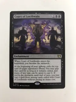 Court of Locthwain MTG Magic the Gathering Card NM Near Mint WOC - Image 1