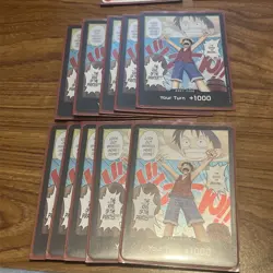 ONE PIECE OP01 - ROMANCE DAWN ALTERNATE ART DON!! CARD (Full Set of 10) - Image 1