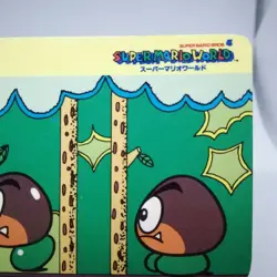 GOOMB Super Mario Bros 4 world CARD 1992 Nintendo TopSun JAPAN GAME - Image 3