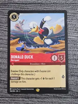 Disney Lorcana Floodborn Donald Duck Not Again Non Foil Card 106/204 - Image 1