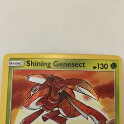 Pokemon Card TCG Shining Genesect Holo Card 9/73 Shining Legends LP/NM -- L41 - Image 2