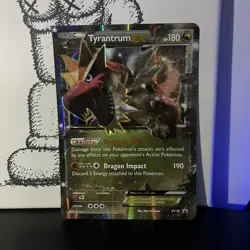 Pokemon TCG Tyrantrum EX Black Star Promos Holo Card XY70 Jumbo Oversized - NM - Image 1