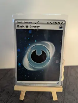 Pokemon TCG Basic Darkness Energy Scarlet & Violet SVEen 007 Cosmos Holo - Image 1