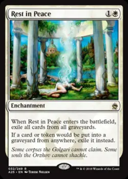 Rest in Peace -Foil Light Play MTG Masters 25 - Image 1