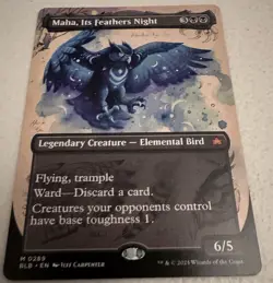 Maha Its Feathers Night Bloomburrow Borderless M 0289 - Image 2