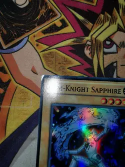 Gem-Knight Sapphire ha05-en002 1st Edition (LP/MP) Super Rare Yu-Gi-Oh! - Image 2