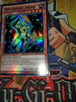 Gem-Knight Amber ha06-en033 1st Edition (LP) Super Rare Yu-Gi-Oh! - Image 2