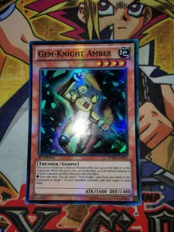 Gem-Knight Amber ha06-en033 1st Edition (LP) Super Rare Yu-Gi-Oh! - Image 3