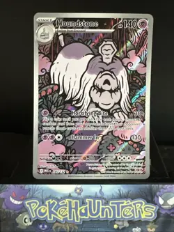 Pokemon Card Houndstone 145/132 Illustration Rare Mega Evolution Base Set NM - Image 1