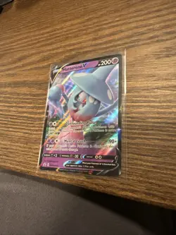 1x NM Hatterene V SWSH055 - HOLO BLACK STAR PROMO - Pokemon TCG Card - Image 1