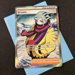 Pokemon TCG Grusha Paldea Evolved Trainer Full Art Ultra Rare Card 253/193 - Image 1
