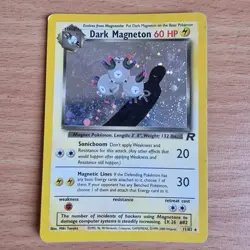 Dark Magneton - 11/82 - Holo Rare - Team Rocket - Pokemon TCG Card - Image 1