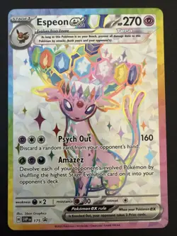 Espeon ex SVP175 Sv: Scarlet & Violet Promo Cards Holo - Image 2