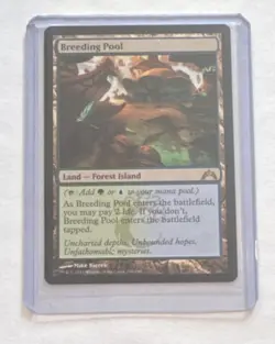 WOTC MtG Gatecrash Breeding Pool Land Blue Green Rare Regular #240 English x1 - Image 1