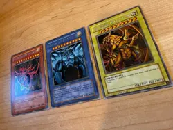Slifer GBI-001 Obelisk GBI-002 Ra GBI-003 Secret Rare Promo YuGiOh English - Image 2