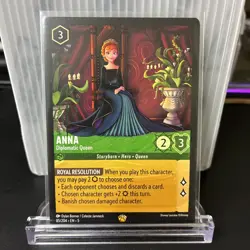 Disney Lorcana Anna Diplomatic Queen Card 85/204 Shimmering Skies Regular - Image 1